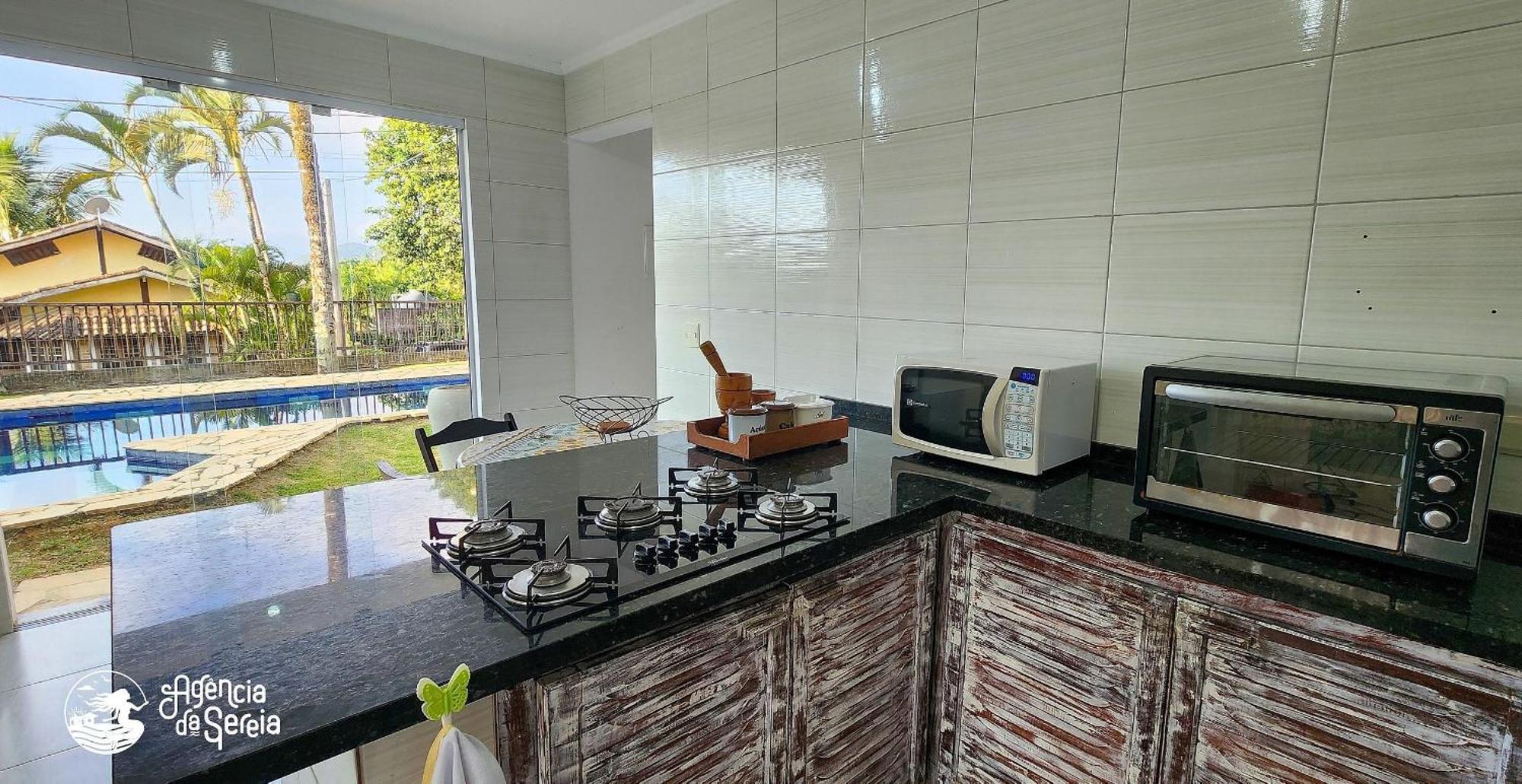 Bela Casa De 4 Com Piscina E Vista - Curral Ilhabela