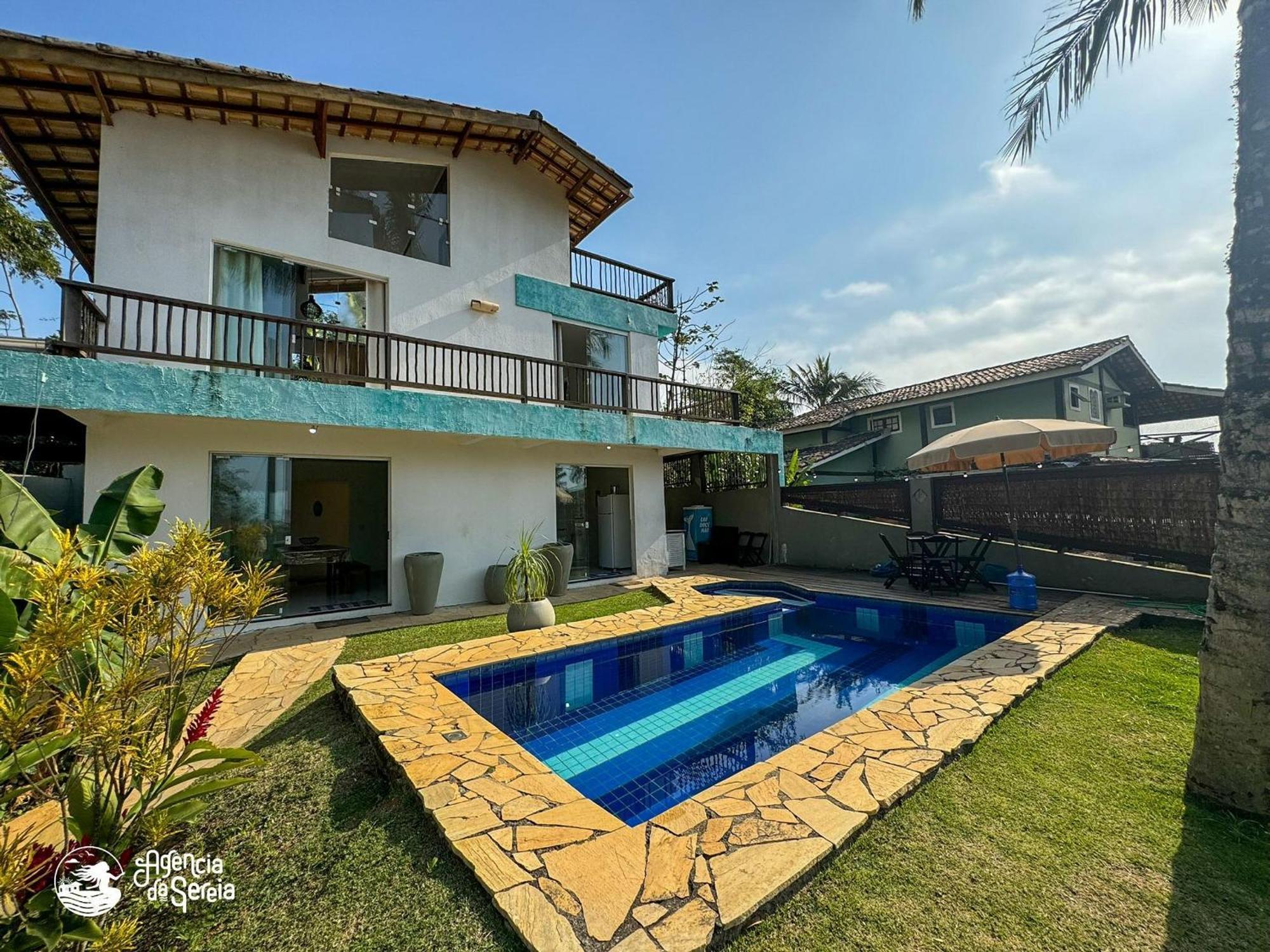 Bela Casa De 4 Com Piscina E Vista - Curral Ilhabela